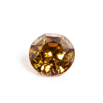 0.50ct Deep Brownish Orangy Yellow P1 GIA