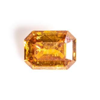 0.54ct Loose Diamond Yellowish Orange GIA