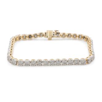3.13ct Round Diamond Bracelet