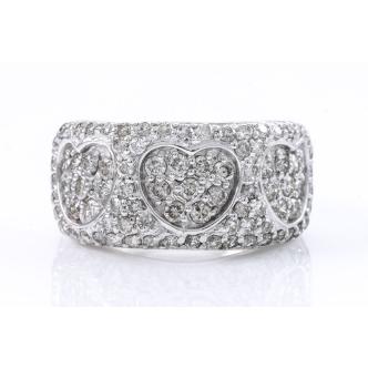 1.60ct Diamond Heart Dress Ring