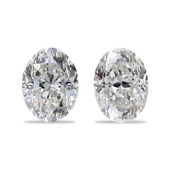 2.01ct Pair of Diamonds GIA F VS1 & E VS2