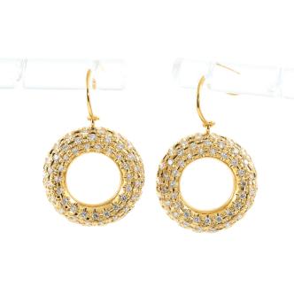 0.99ct Round Diamond Earrings