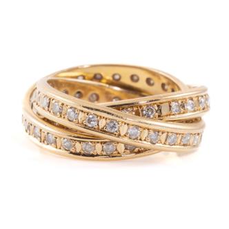 1.02ct Diamond Russian Wedding Ring