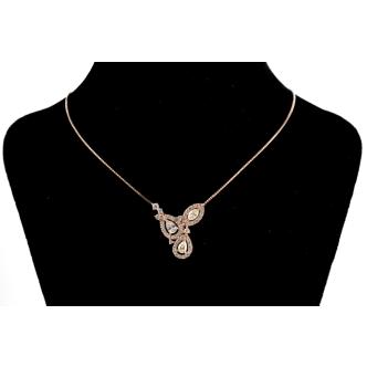 0.79ct Yellow & White Diamond Dress Pendant*