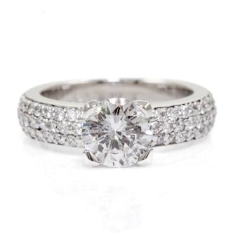 1.08ct Diamond Solitaire Ring GSL E P2