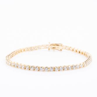 5.98ct Round Diamond Tennis Bracelet