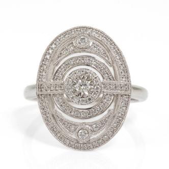 Diamond Dress Ring 18ct Gold