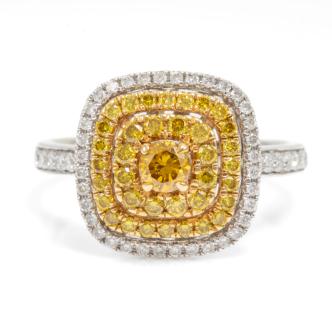 Fancy Colour Diamond Dress Ring