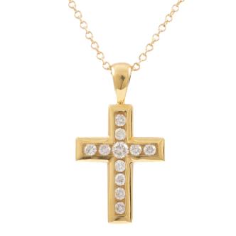 0.25ct Diamond Cross Pendant
