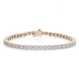 3.06ct Round Diamond Bracelet