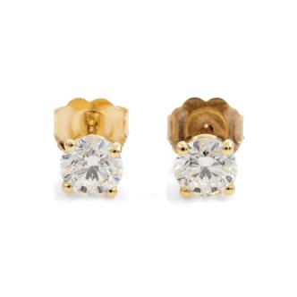 0.80ct Diamond Studs GIA D VS1