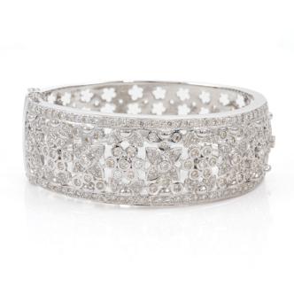 3.70ct Diamond Bangle