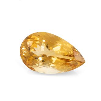 23.7ct Loose Pear Shape Citrine