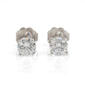 0.84ct Diamonds Studs GIA D VS1