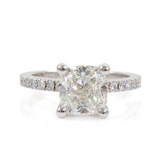 3.01ct Diamond Solitaire Ring GIA J SI2