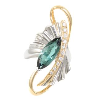 2.62ct Tourmaline & Diamond Ring