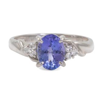 1.40ct Tanzanite & Diamond Ring