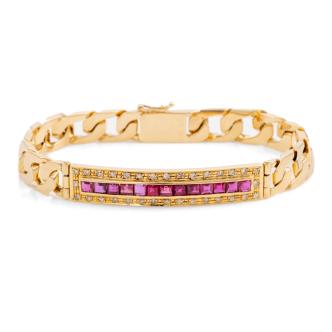 2.25ct Ruby and Diamond Bracelet