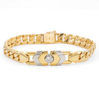Diamond Bracelet, 60.6g Gold & Platinum
