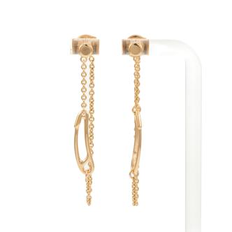 Hermes Chaine Dancre Mini Punk Earrings
