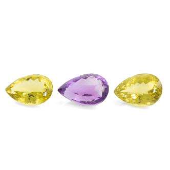 71.93ct Parcel of Peridot & Amethyst