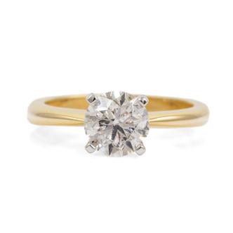 1.51ct Diamond Solitaire Ring GIA J P1