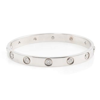 Cartier Love Bracelet, 10 Diamonds