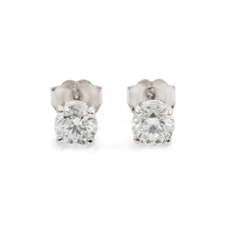 1.00ct Diamond Studs GIA D SI1
