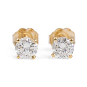 0.85ct Diamond Studs GIA D VS1