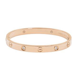 Cartier Love Bracelet 4 Diamonds