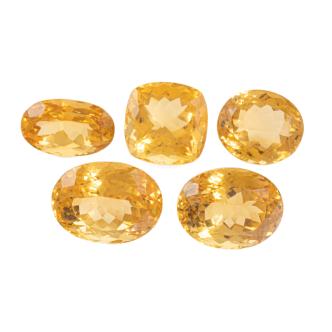 42.88ct Loose Parcel of Citrine