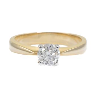 0.70ct Diamond Solitaire Ring GIA D IF