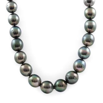 12.7 - 10.1mm Tahitian Pearl Necklace