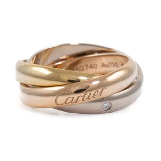 Cartier Trinity Ring with Diamonds