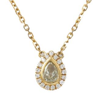 0.44ct Yellow Diamond Pendant