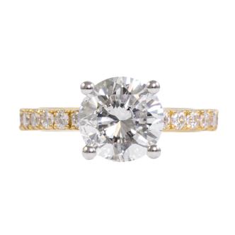 2.00ct Diamond Solitaire Ring GIA F P1