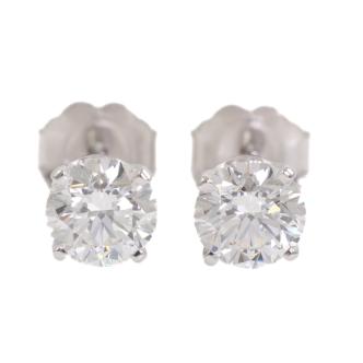 1.10ct Diamond Studs GIA D VVS1
