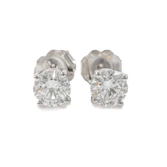 1.00ct Diamond Studs GIA D SI1