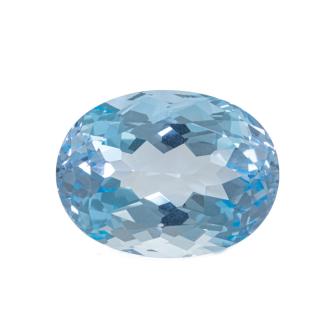 20.00ct Loose Oval Shape Blue Topaz