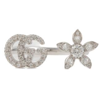 Gucci Flora GG Open Ring