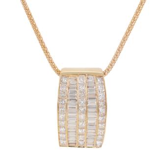3.16ct Diamond Dress Pendant