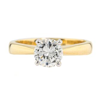 1.00ct Diamond Solitaire Ring GIA G SI1