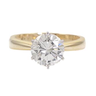 2.06ct Diamond Solitaire Ring GIA F SI1