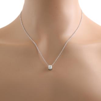 1.22ct Diamond Solitaire Pendant GIA H SI2