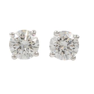 0.80ct Diamond Studs GIA D SI1