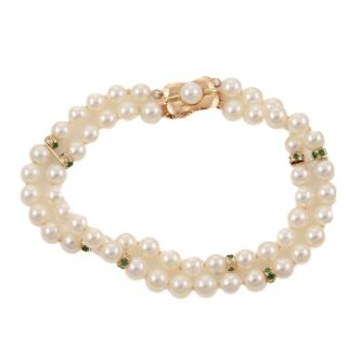 Pearl Double Row Bracelet