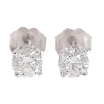 0.75ct Diamond Studs GIA D E SI1