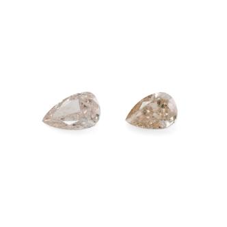 Two Argyle Origin Pink Champagne Diamonds
