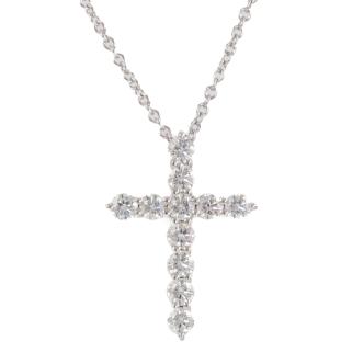 Tiffany & Co Small Diamond Cross pendant