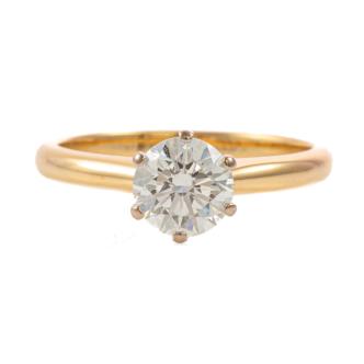 1.08ct Diamond Solitaire Ring GIA K IF
